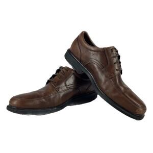Rockport DPluxe Apron Toe Brown Oxfords Plain Toe Shoes Men’s Size 9.5
